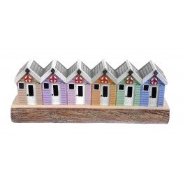 Pastel Resin Beach Hut Block