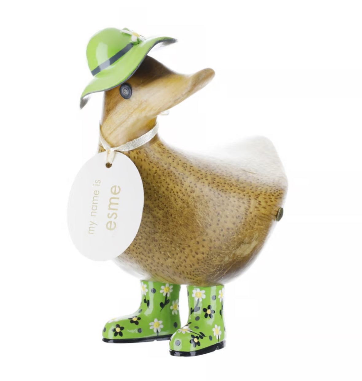 Floral Hat and Boots Ducky