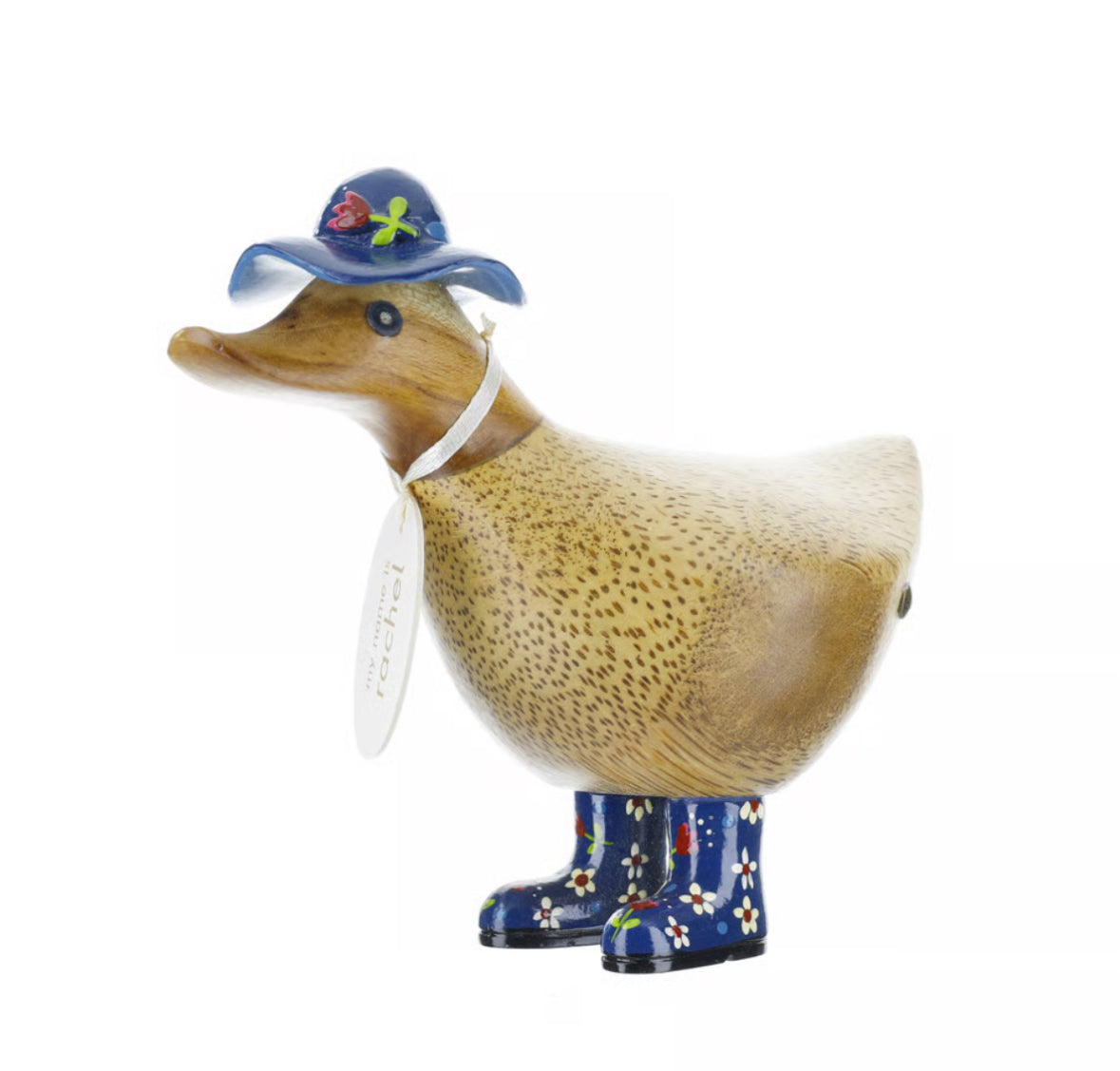 Floral Hat and Boots Ducky