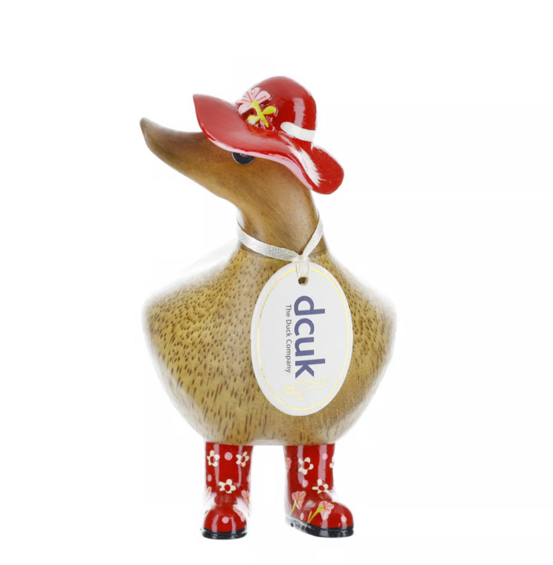 Floral Hat and Boots Ducky
