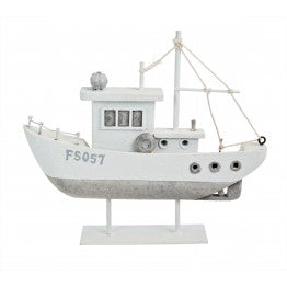 White Wooden Trawler