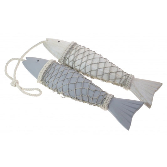 Hanging Wooden Fish Bunch