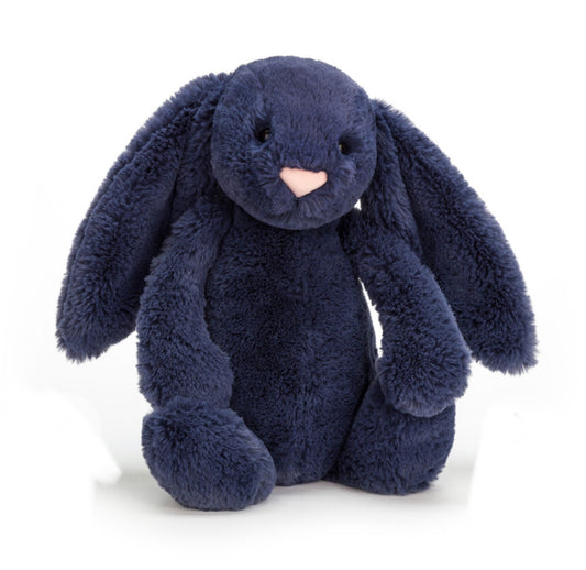 Bashful Navy Bunny (Medium)