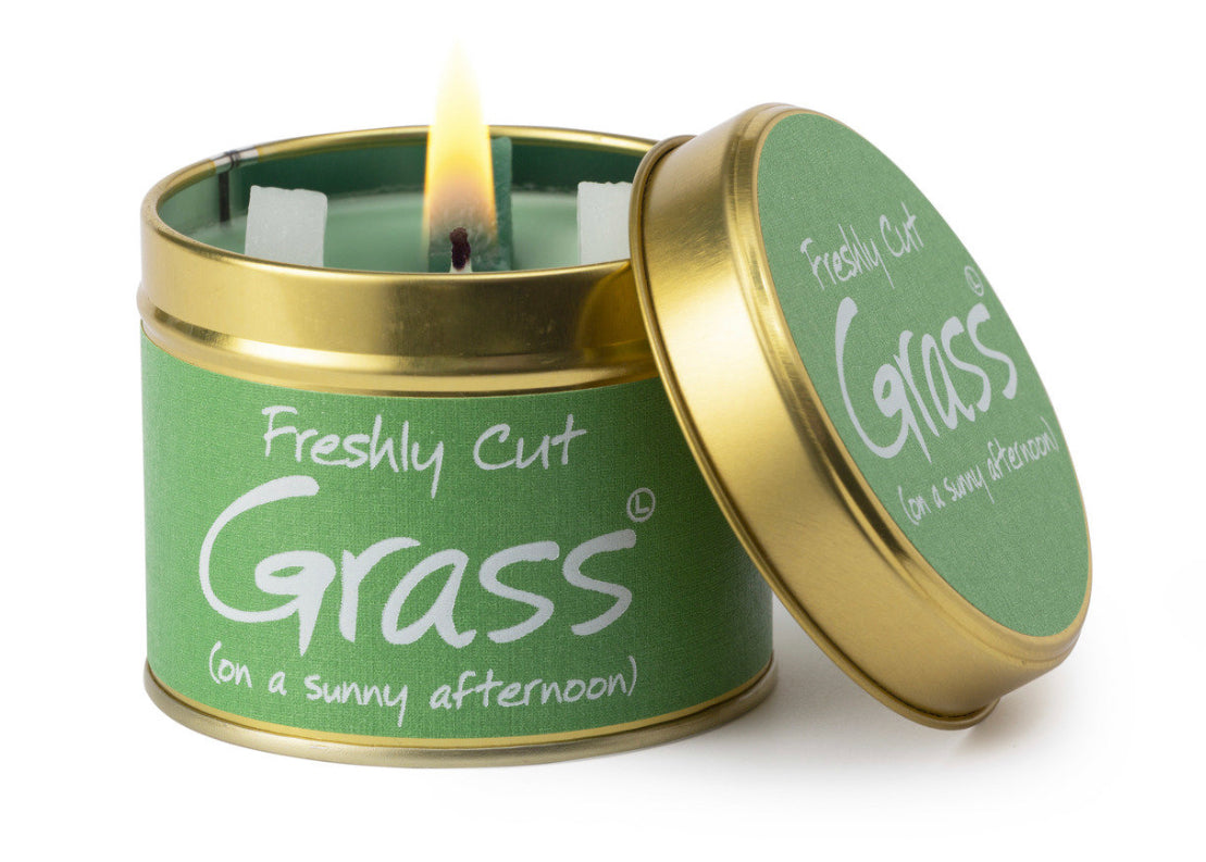 Grass Scented Tin Candle