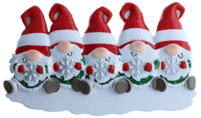 Family of 5 Gnomes