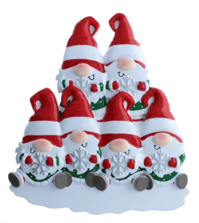 Family of 6 Gnomes