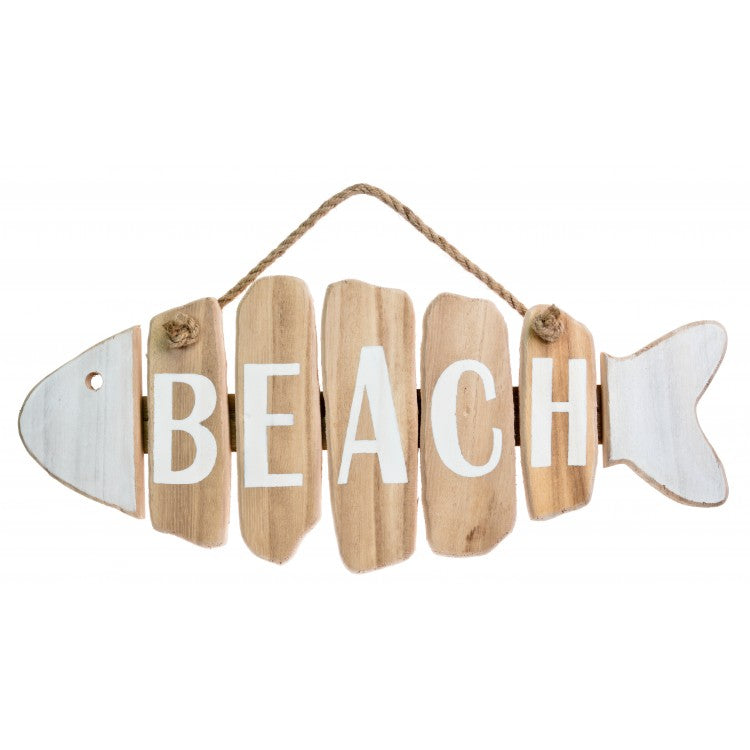 Beach Fish Sign