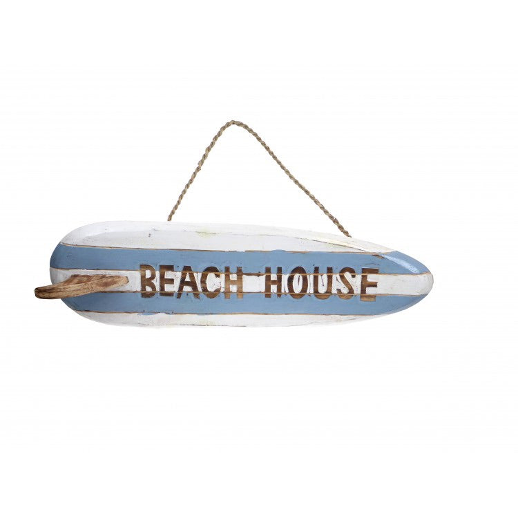 Surfboard ‘Beach House’ Sign