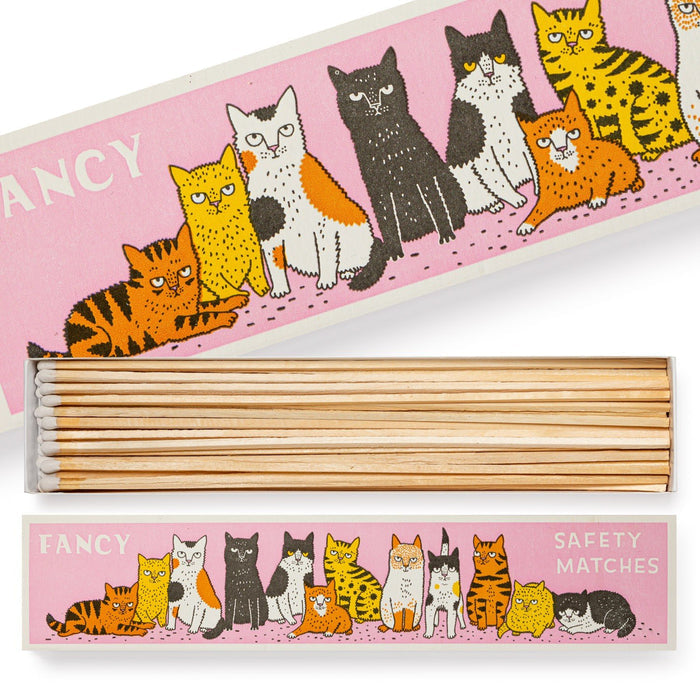 Fancy Cat Safety Matches by Archivist