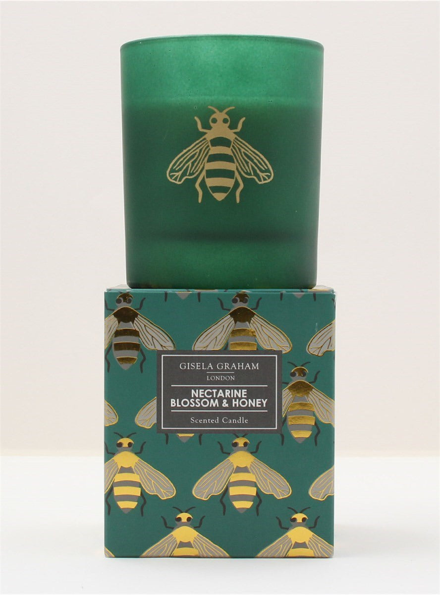 Boxed Scented Candle - Emerald Bees