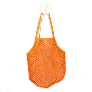 Turq cotton mesh shopper bag