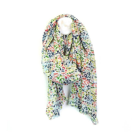 PoM Animal Print Cotton Scarf