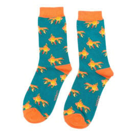 Women’s Goldfish Socks Teal