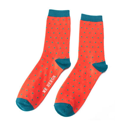 Mr Heron Polka Dots Orange